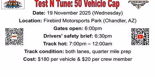AtoZ Track Days: Dragstrip 50 Vehicle TnT