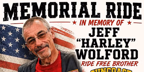 Memorial Ride for Jeff "Harley" Wolford