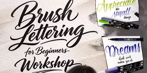 Brush Lettering for Beginners with Robyn (25 April \u201926)