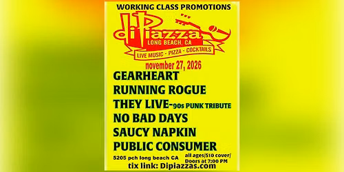 Gearheart, Running Rouge, They Live, No Bad Days, Saucy Napkin and more