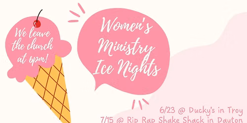 Women's Ministries ICE Nights