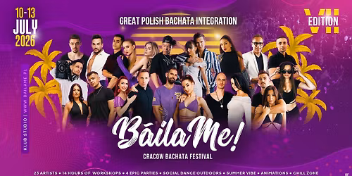 B\u00e1ilaMe Cracow Bachata Festival 2026 - Official Event