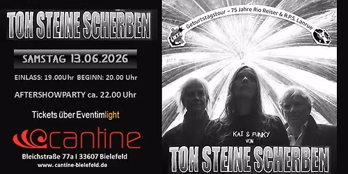 TON STEINE SCHERBEN feat. Birte Volta - Die 75 Jahre Rio Reiser & R.P.S. Lanrue Tour