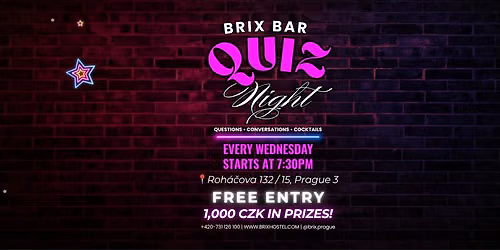 BRIX Pub Quiz Night