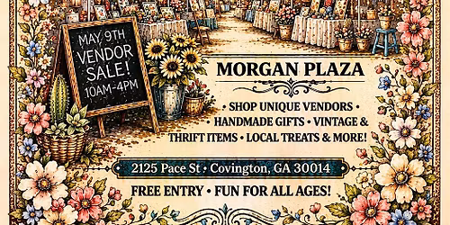 VENDOR SALE EVENT AT MORGAN PLAZA