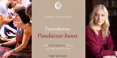 Tantra kursus- Puudutuse kunst Tallinnas