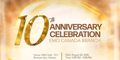 10th Anniversary Celebration \u2013 Evangelical Mission Outreach Ottawa\/Canada Branch