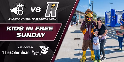 Kids in Free Sunday - Bend Elks vs Ridgefield Raptors
