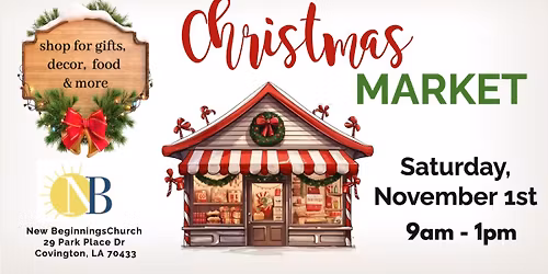 NBC Christmas Market- Saturday, Nov. 1, 2025 @9am