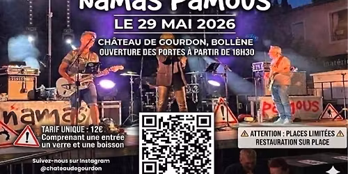Concert de Namas Pamous au Ch\u00e2teau de Gourdon
