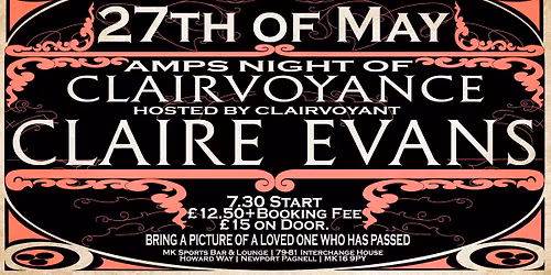 AMPS Presents a Night of Clairvoyance