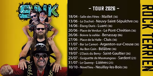 Concert SNK @ Place de la Halle - Cluis (36)