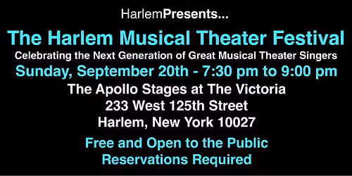 The Harlem Musical Theater Festival 2026