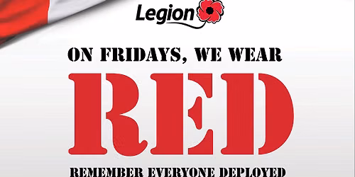 Red Friday at Waterdown Legion