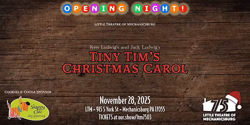 Tiny Tim's Christmas Carol | OPENING NIGHT