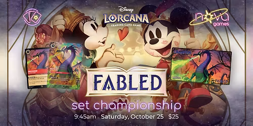 Disney Lorcana - Set Championship - Fabled