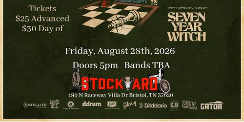 Blacktop Mojo w\/ Seven Year Witch live at Stockyard