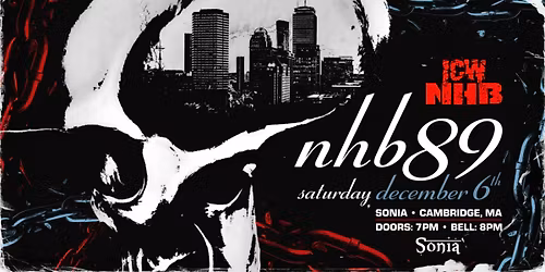 ICW NHB #NHB89 Boston - Sat 12\/6 - Sonia - Cambridge MA - 8PM \ud83d\udece\ufe0f
