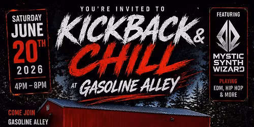 Kickback and Chill at Gasoline Alley with Metal Militia, Cars Battle Pass, Street Art Car Club
