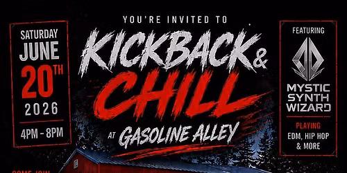 Kickback at Gasoline Alley with Metal Militia, Cars Battle Pass, Street Art Car Club, and Street 16