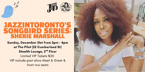 JazzInToronto's Songbird Series: Sherie Marshall