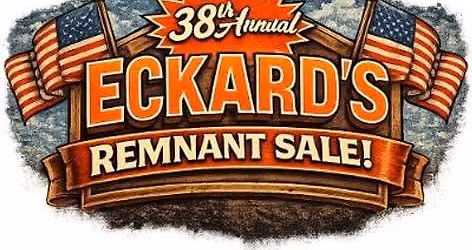 Eckard's 38th Annual Parking Lot Sale