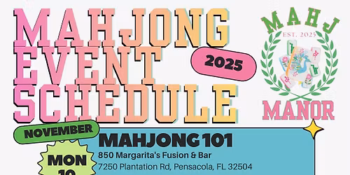 Mahjong \ud83c\udc04\ufe0f in Pensacola!