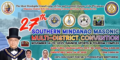 27th SOUTHERN MINDANAO MULTI-DISTRICT CONVENTION