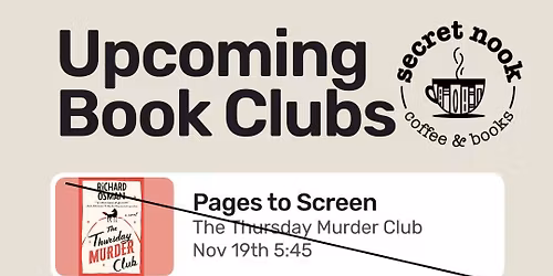 Secret Nook Book Club December Will of the Many