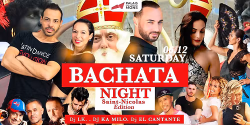 BACHATA NIGHT "GALA RED SEASON SAINT-NICOLAS" 6 DEC