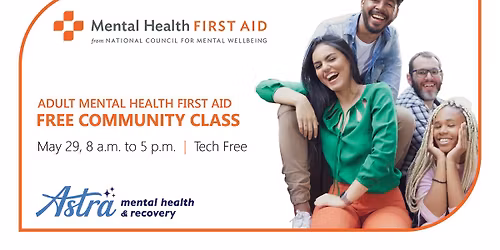 FREE Adult Mental Health First Aid Training