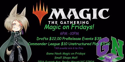 Magic on Fridays @ Game Nook