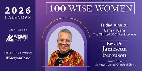 100 Wise Women: Rev. Dr. Jamesetta Ferguson