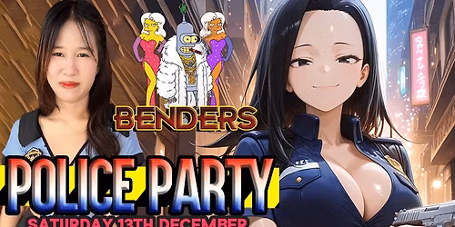 \ud83d\ude94 Police Night at Benders Bar \u2013 Saturday Dec 13th \ud83d\ude94