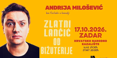 ZADAR - Andrija Milo\u0161evi\u0107: "Zlatni lan\u010di\u0107 od bi\u017euterije"