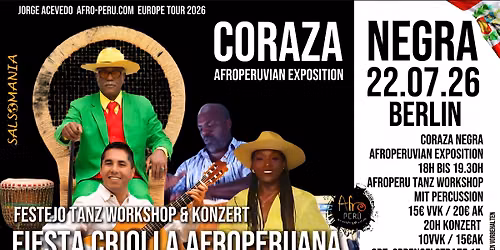 Coraza Negra Afroperuanisches Konzert und Tanzworkshop