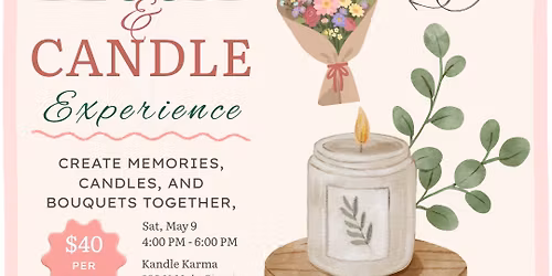 Mother's Day Bloom & Candle