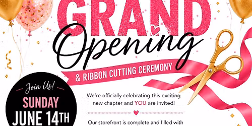 Grand Opening & Ribbon Cutting Ceremony - Top This Party Co.