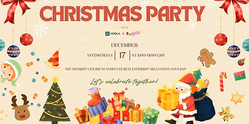 Christmas Party at The Sherriff Centre (Under 6s families)