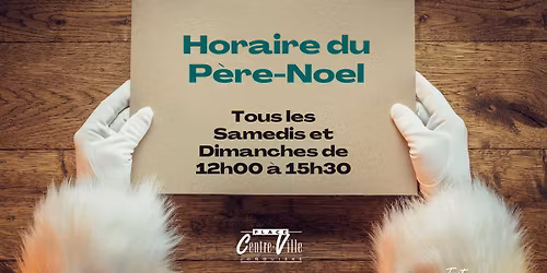 Horaire du père Noël