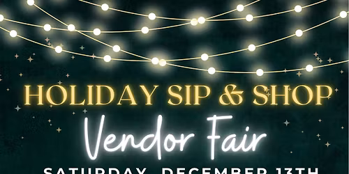 Holiday Sip & Shop at Camp Kiwanee 