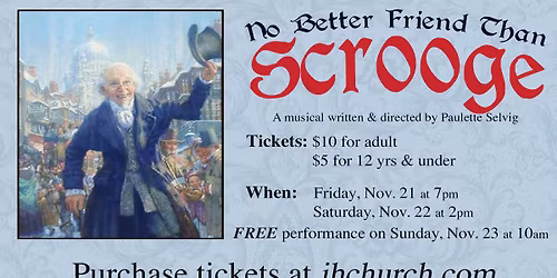 "No Better Friend Than Scrooge"