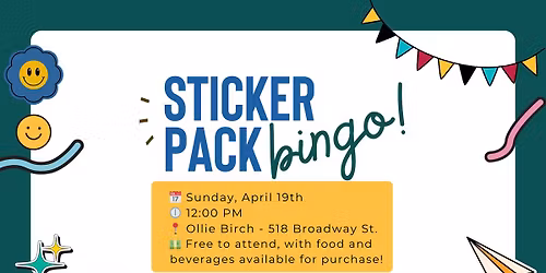 Sticker Bingo! - FREE - FAMILY FRIENDLY