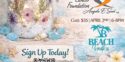 Epsom Salt & Jar Decorating Craft Night at Beach Vodka