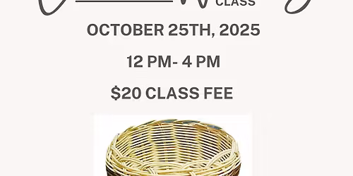 AICS Basket Weaving Class