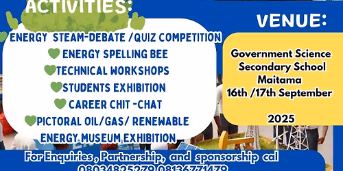 YOUTH ENERGY STEAM FESTIVAL