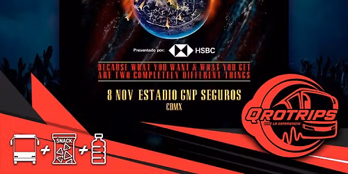 Transporte a concierto de Guns N\u2019 Roses desde Quer\u00e9taro
