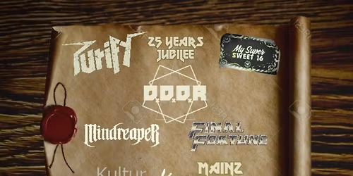 \u2620 25 JAHRE PURIFY & GUIDOS SWEET 16 \u2620 + DDDR, Mindreaper, Final Fortune