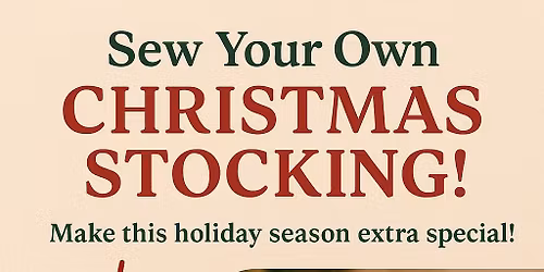 \ud83c\udf84\u2728 Sew Your Own Christmas Stocking for Kids