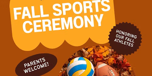 Fall Sports Ceremony